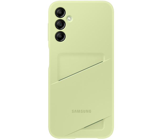 Samsung Card Slot Case do Galaxy A14 limonkowe - 1127970 - zdjęcie
